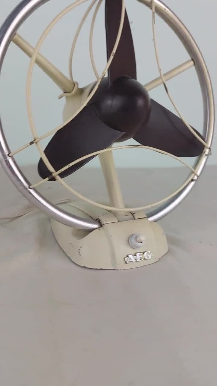 AEG Fan, AEG Ventilator, Vintage Fan, Retro Fan, Made in