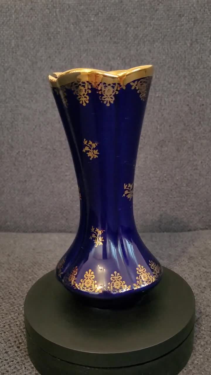 リモージュのエレガントな磁器の花瓶 - Etsy 日本