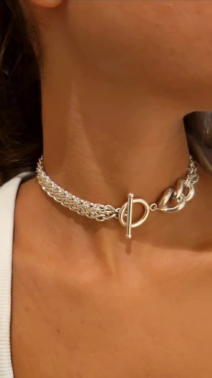 専用【新品未使用】narrow hook chain choker silver 専用【新品未使用】narrow hook chain choker silver 新品未使用