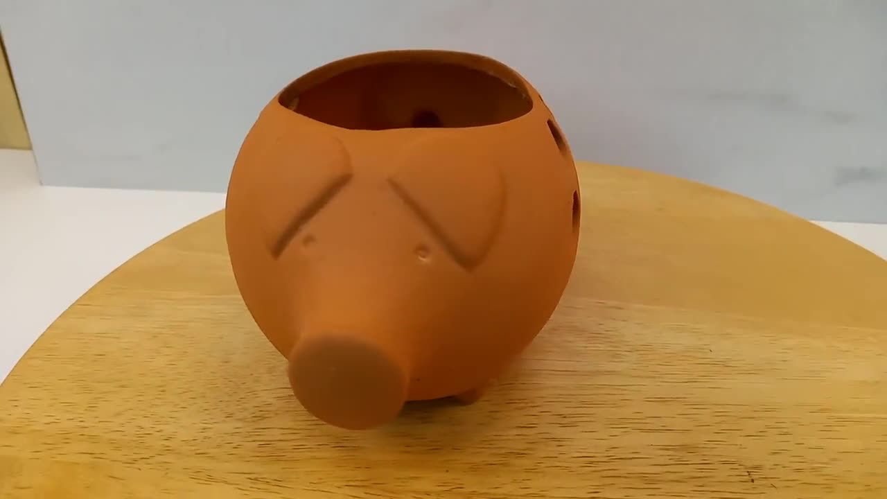 豚の陶器製燭台デザイン リサ・ラーソン - Etsy 日本