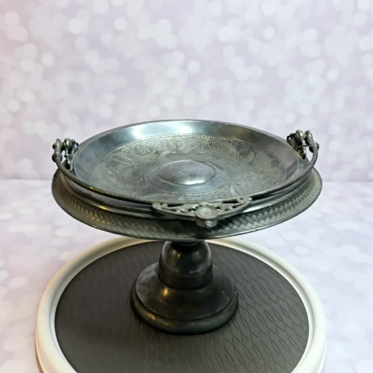 英国製ウランガラスのブライダル・バスケット 英国製ウランガラスのブライダル・バスケット 美術品・アンティーク