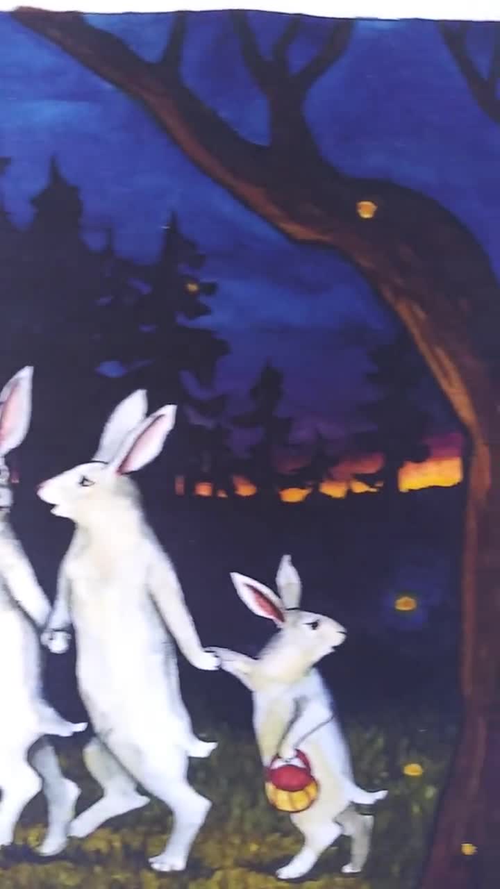 Summer Night Fine Art Print From Original Watercolor Painting