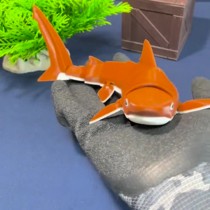 ★TIGER SHARK★ MAVEL MINI-BUST Flexi Tiger Shark - New Type, and Mini Set, STL File for