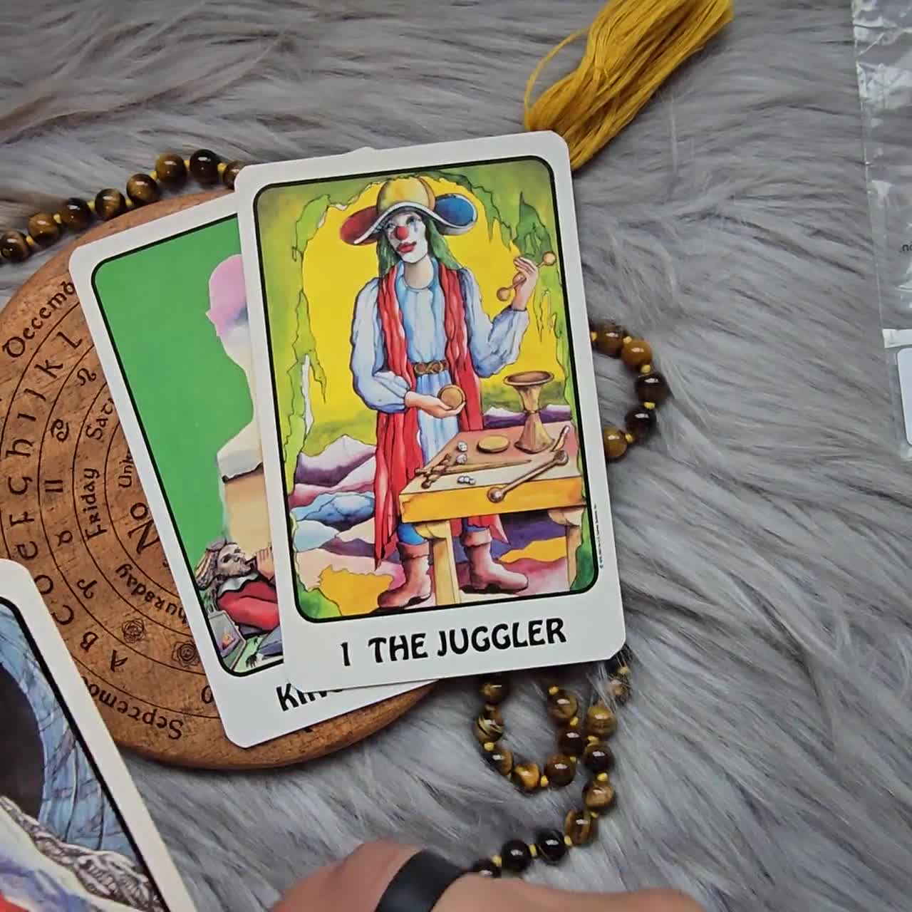 Karma Tarot by Birgit Boline Erfurt, 78 Card Tarot Deck With