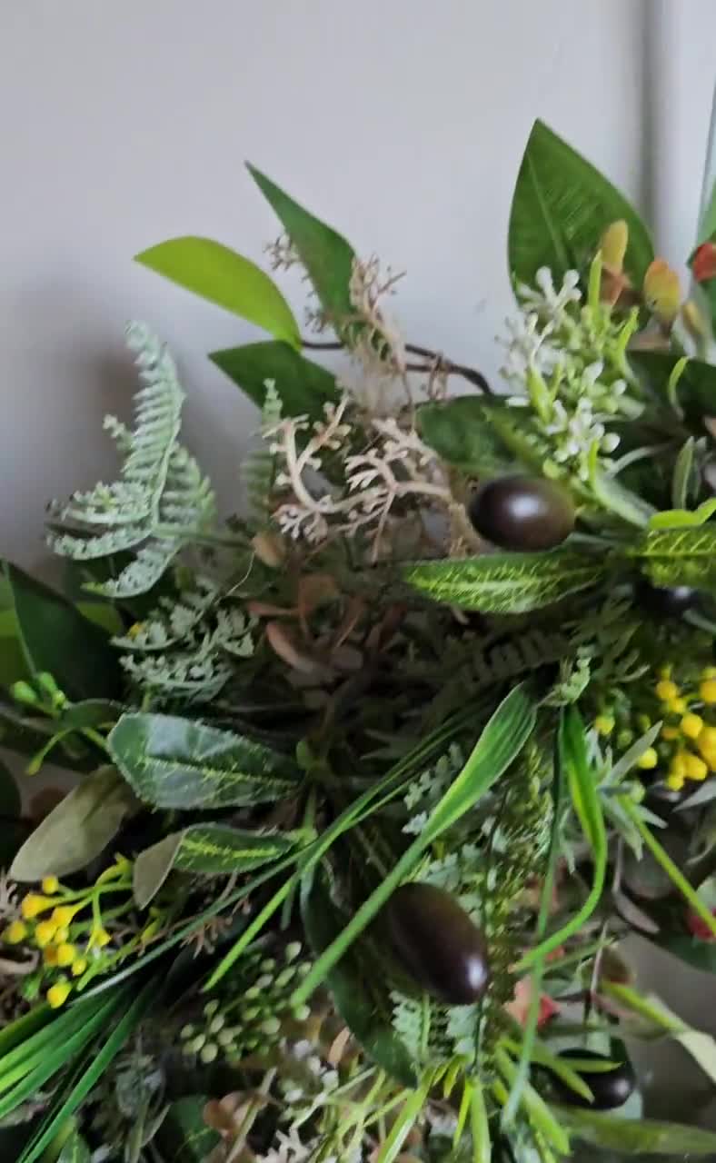Histeaa Eucalyptus kransen voor voordeur raam muur