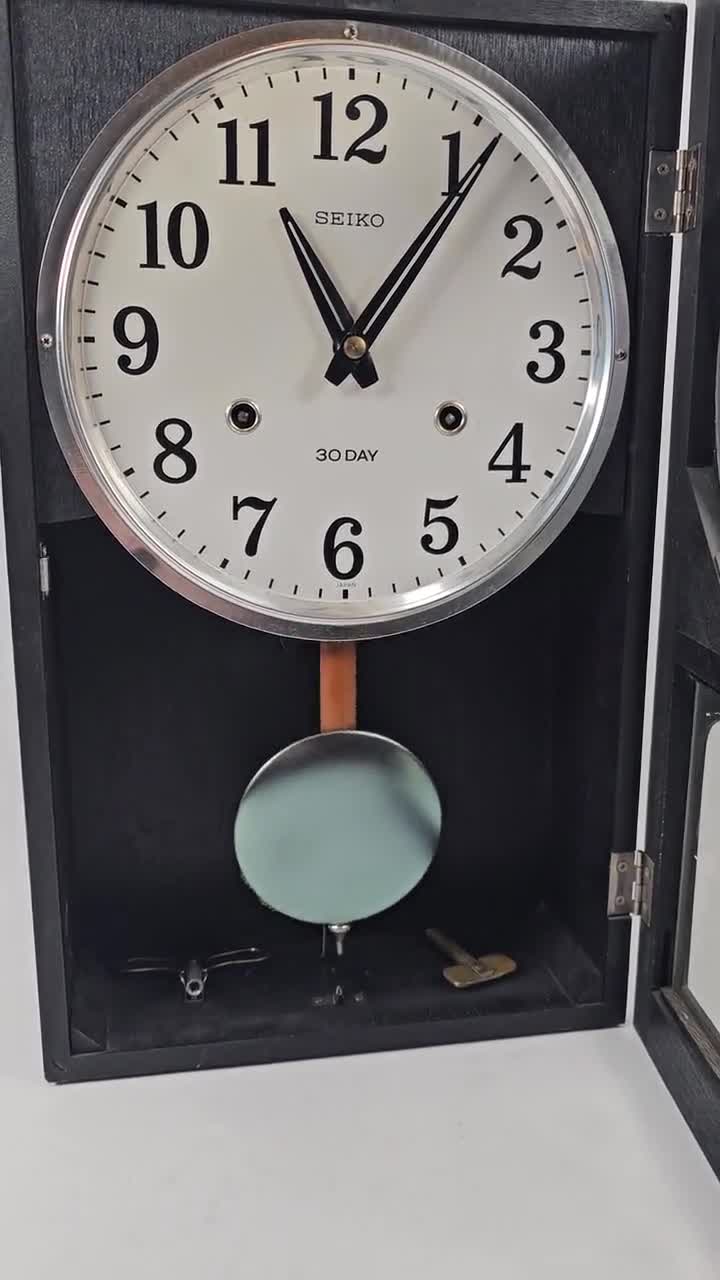 SEIKO 30day 掛時計 Yahoo!オークション - 稼働品 SEIKO セイコー 振り子時計 30DAY 掛時計