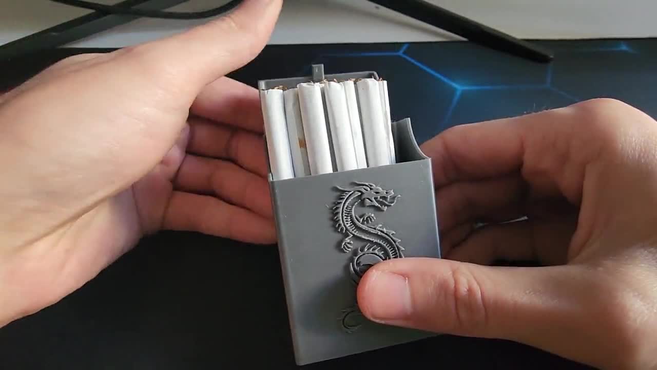 cigarette holder 3d print Cigarette Box 3D Print STL File | Cigarette Case | 3D Digital File | 3D  Printed Files | 3D Printed | 3D model
