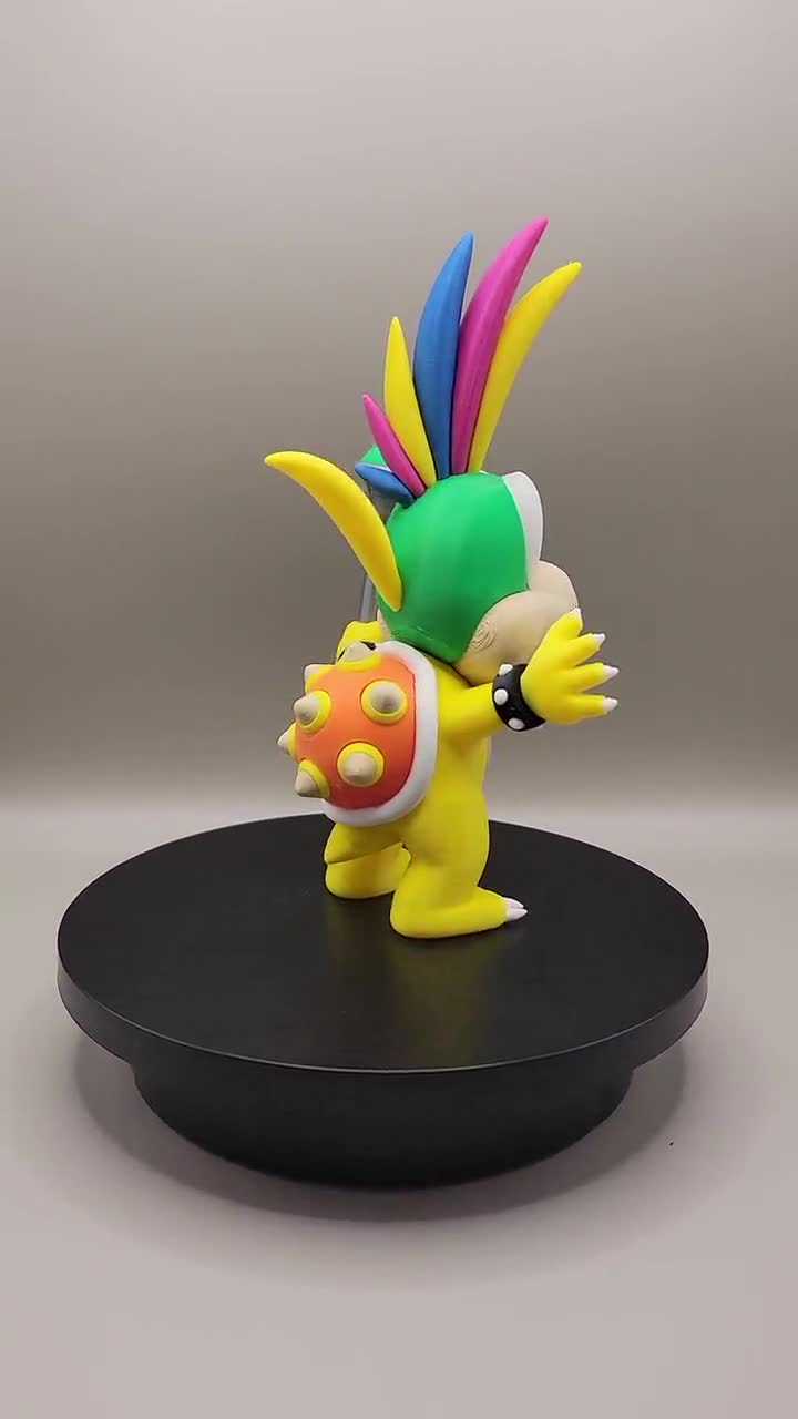 トップス foolish Lemmy3 sizeL ovy kaja Super Mario Lemmy Koopa - Desk Art, Gamer Decor, Retro Collectable