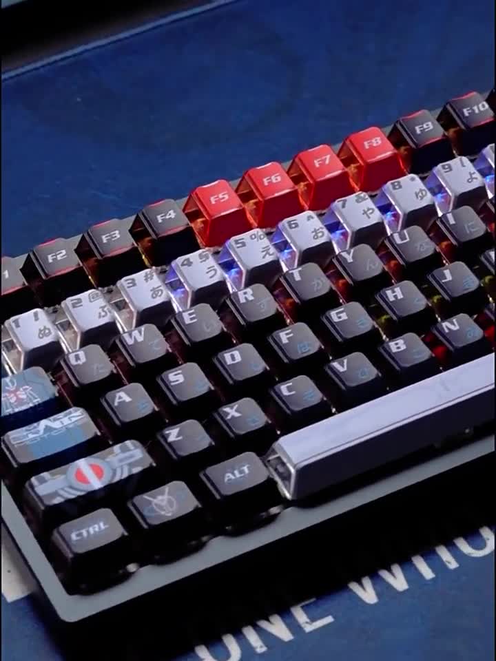 クールな仮面ライダーをテーマにしたメカニカルキーボード用キー