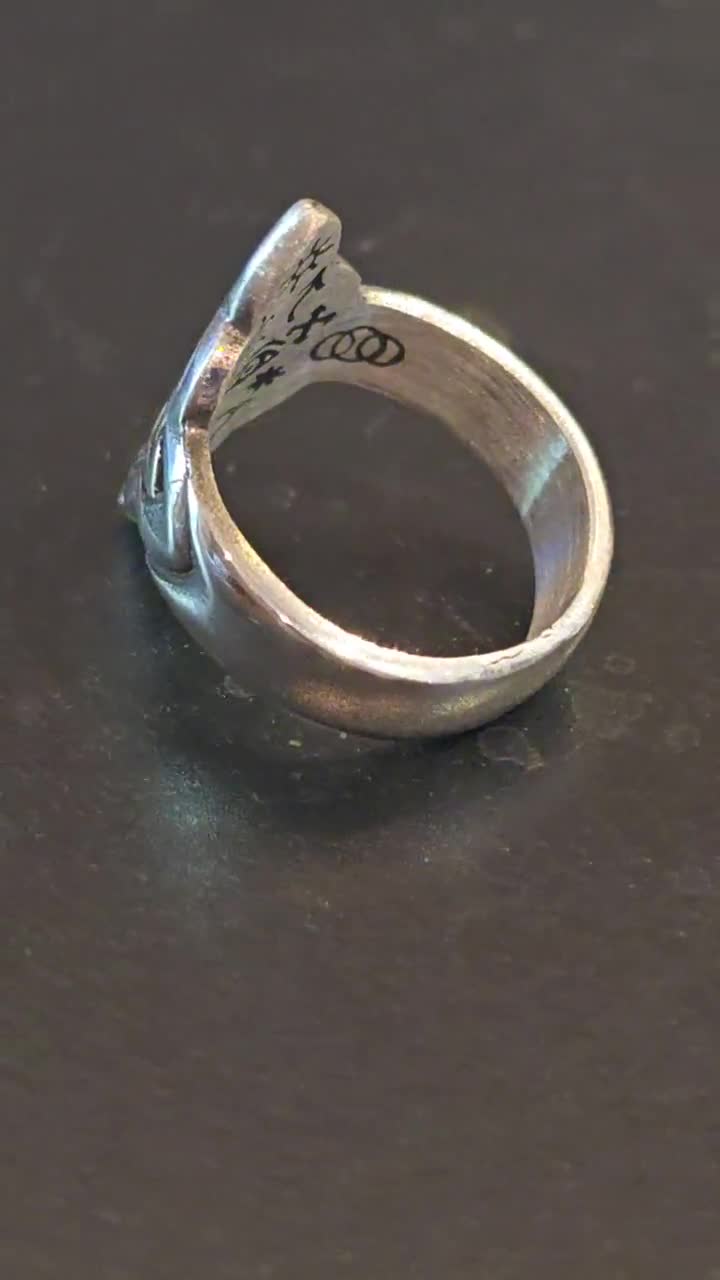 Anillo Nudo De Bruja Plata De Ley JERWLI Anillo De Plata De Ley Con Nudo De  Bruja, Piedra Lunar, ónix Negro, Joyería Pagana, Cruz Celta, Joyas Para  Mujeres Y Niñas, 6, Plata, image size:720x1280