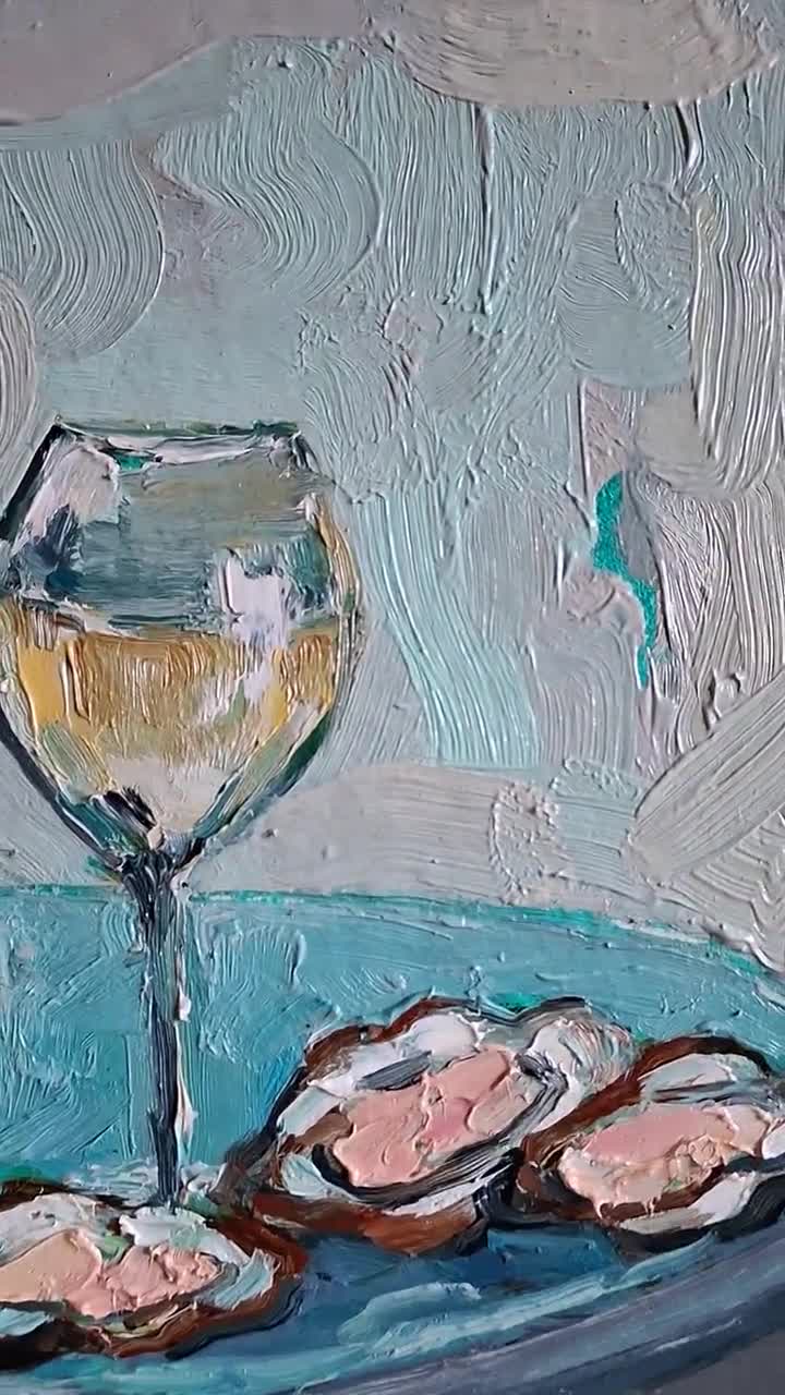 『体液』油彩画 原画一点物 額縁なし 原画 油絵 シトラスの海 額縁付き 柑橘系のアート 抽象画 F0号