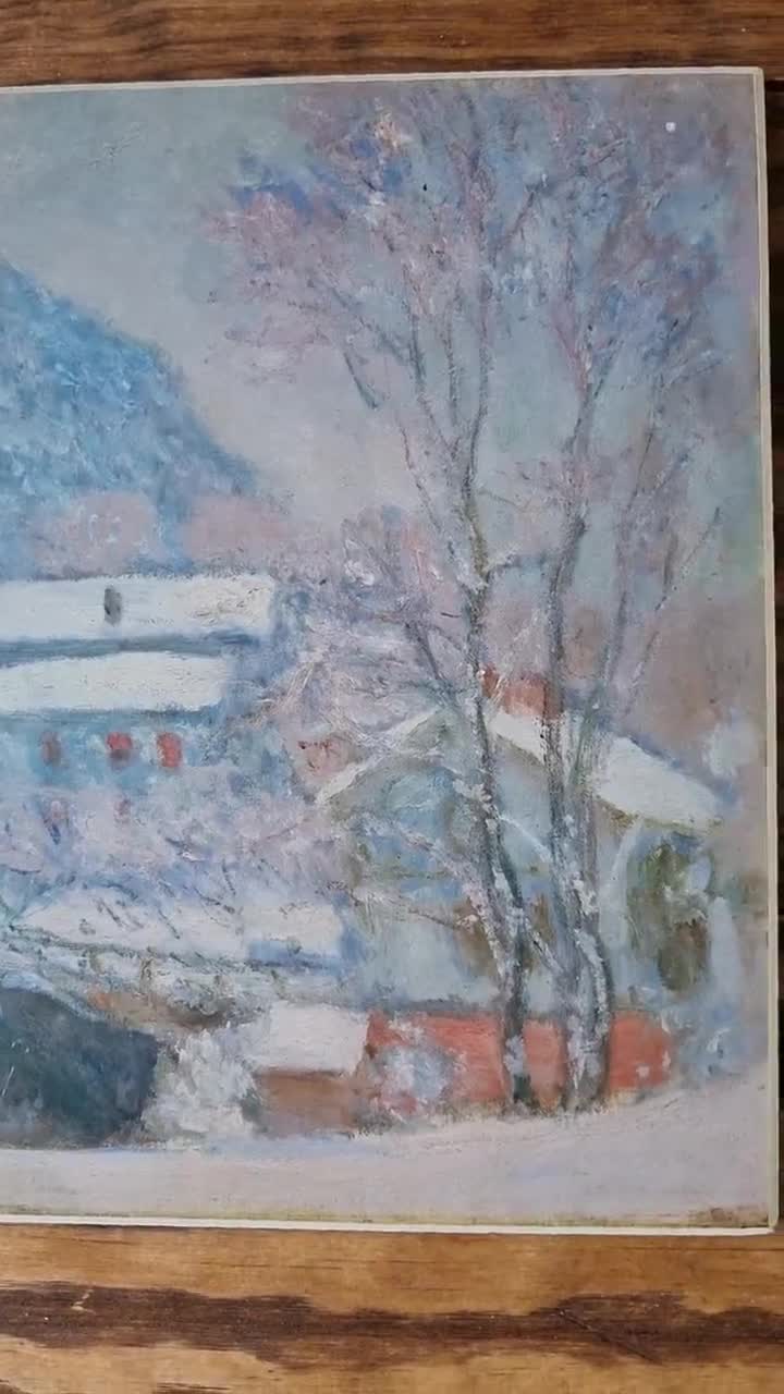 Claude Monet Sandvika Norway Wooden Print | 1991 AIC Museum