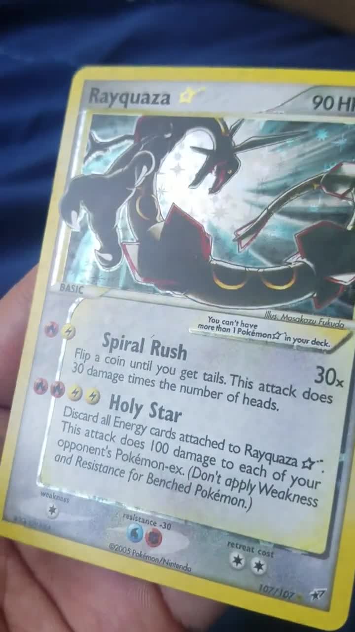 ポケモンカード レックウザ ゴールドスター デオキシス 107/107 - Etsy