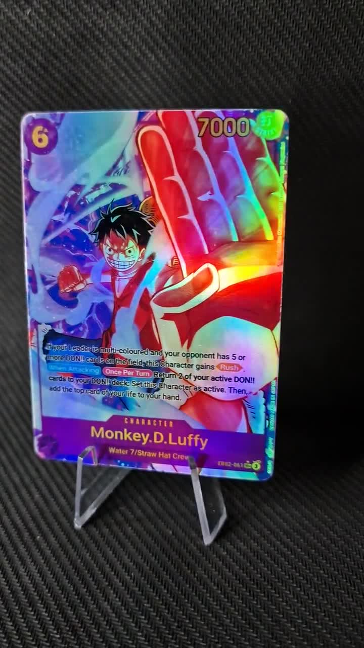 One Piece Proxy Card Holo - Monkey.d.luffy EB02-061
