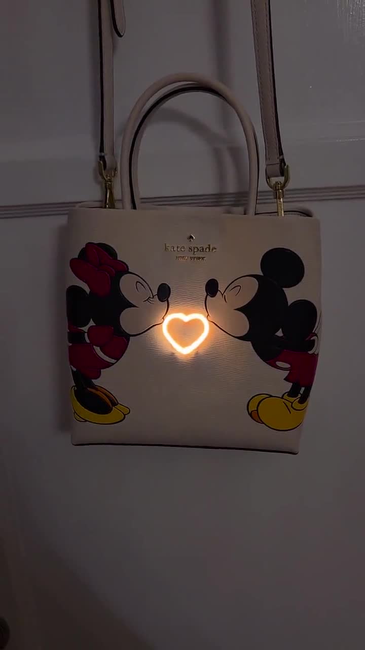 Kate Spade Disney Mickey and Minnie Kissing Cross Body Bag