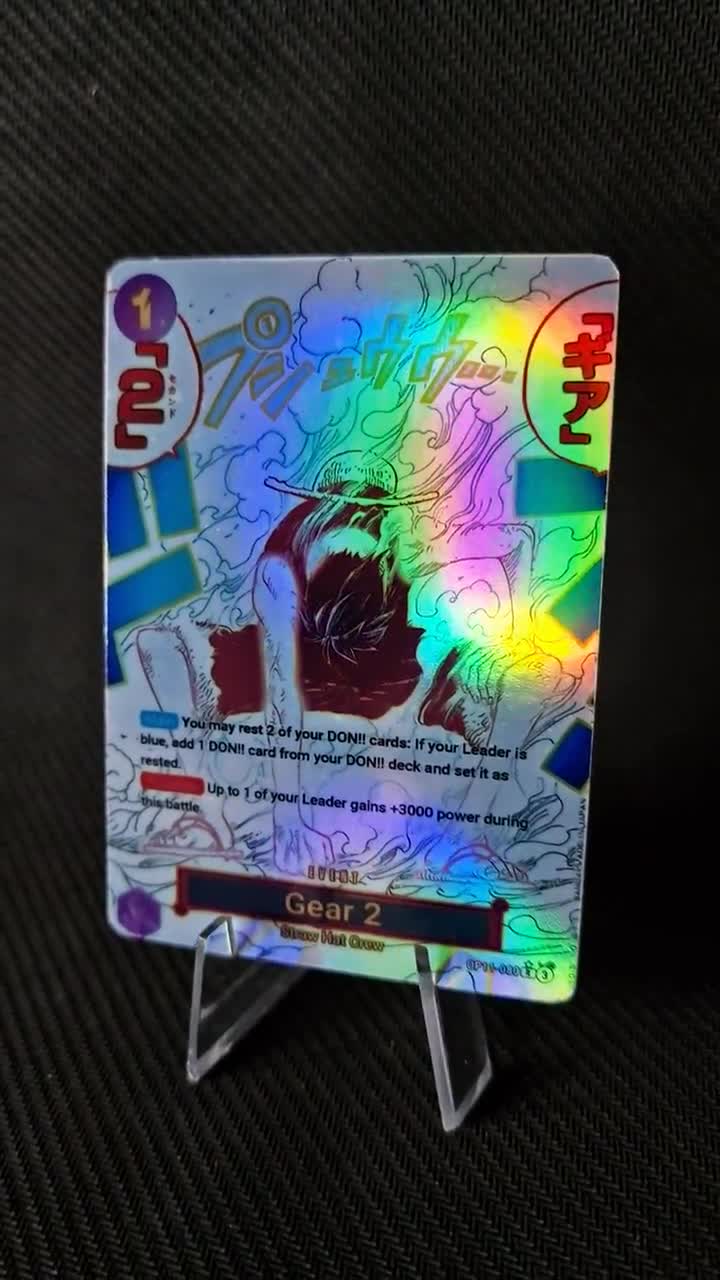One Piece Proxy Card Holo - Gear 2 OP11-080 Event - Etsy