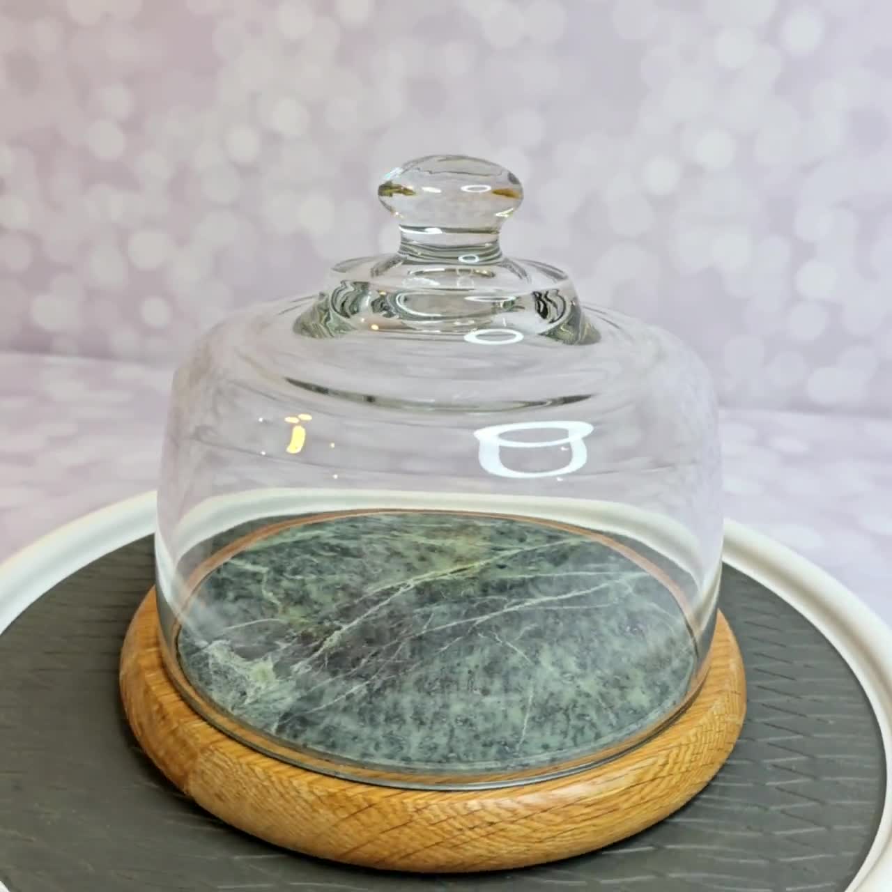 値下げ中！ヨーロッパヴィンテージ　ガラスドーム ヴィンテージ チーズドーム ガラス クロッシュ - Etsy 日本
