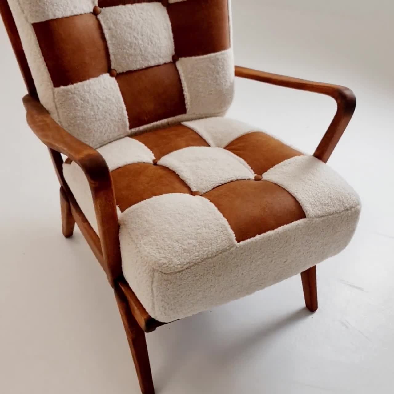 希少なミッドセンチュリードイツ製クラブラウンジチェア、1950 年代