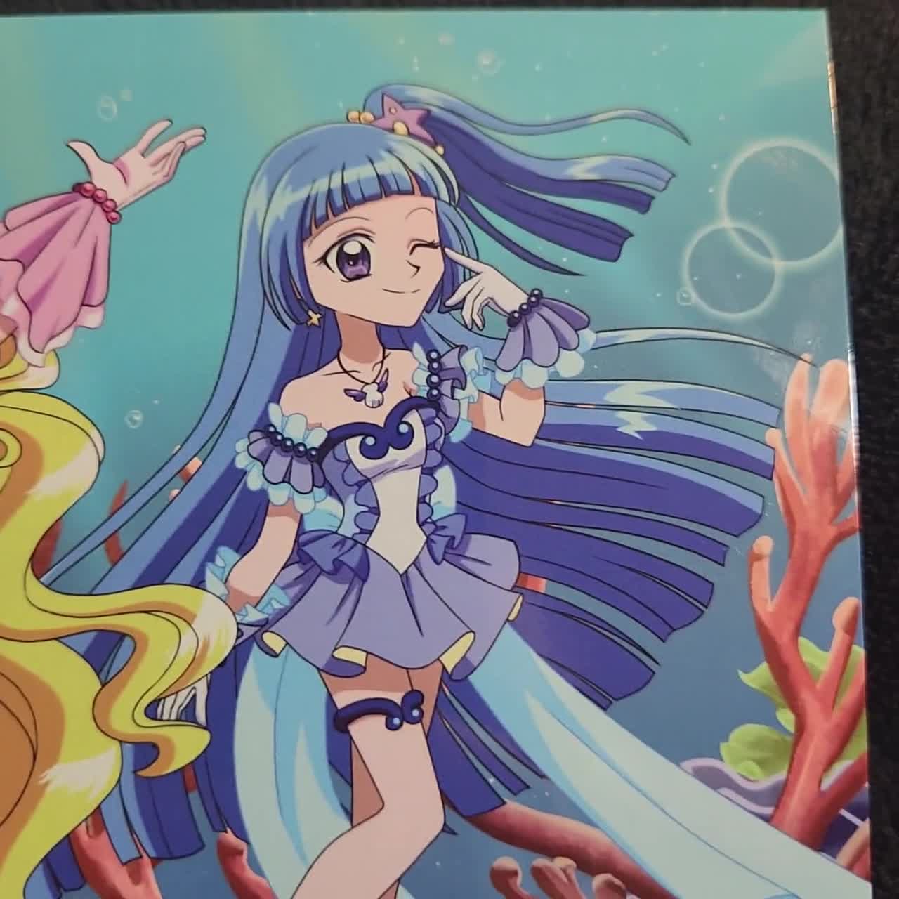 Idol Precure X Mermaid Melody Crossover Poster: Magical Girl Art
