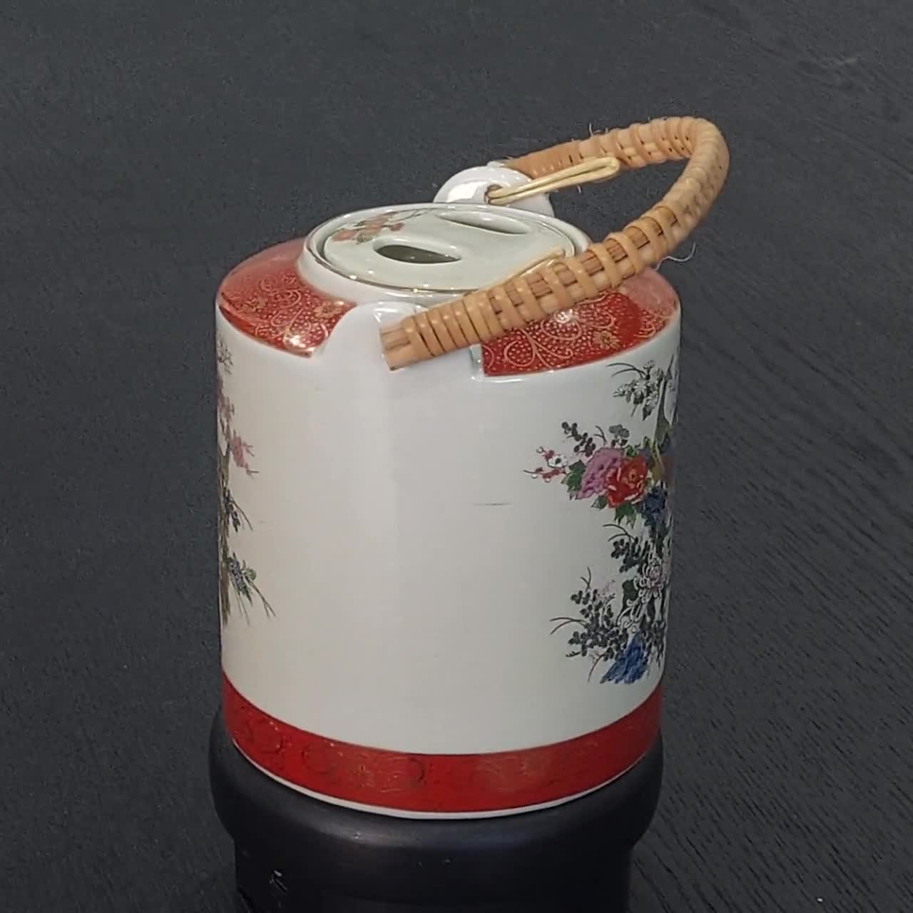 1970年代のヴィンテージ薩摩孔雀ティーポット、日本製 - Etsy 日本