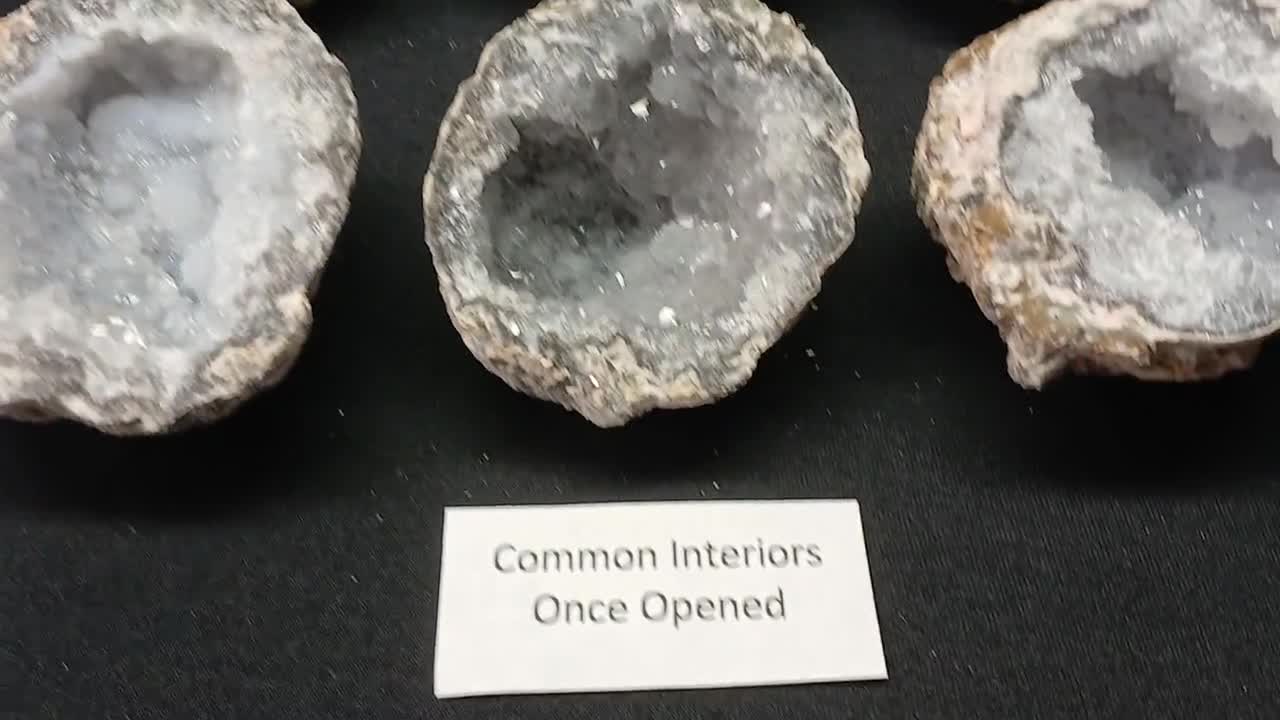 Geodas de cuarzo Chihuahua Trancas mexicanas fluorescentes enteras: ¡huecas  garantizadas, extracción directa!, image size:1280x720