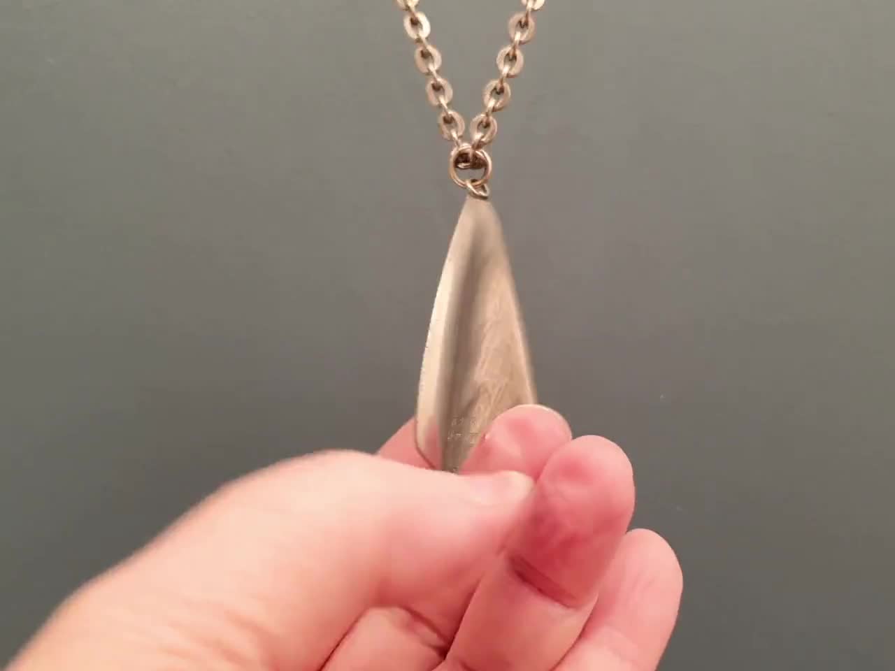 Jørgen Jensen - Modernist Pewter Pendant - No 986 - Denmark