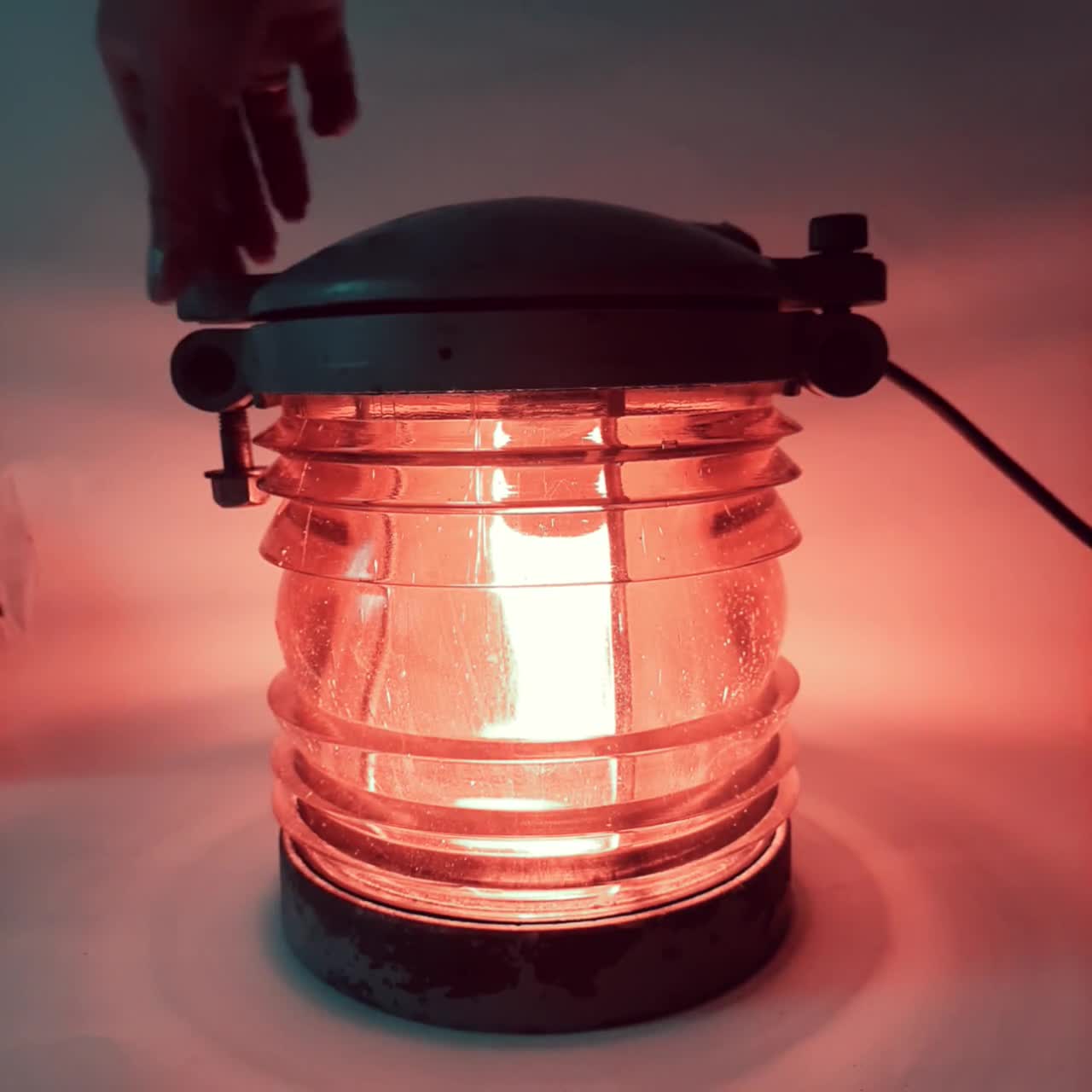 ソビエト船のランタン、信号黄色の側面ランタン、ソ連の船舶の海洋