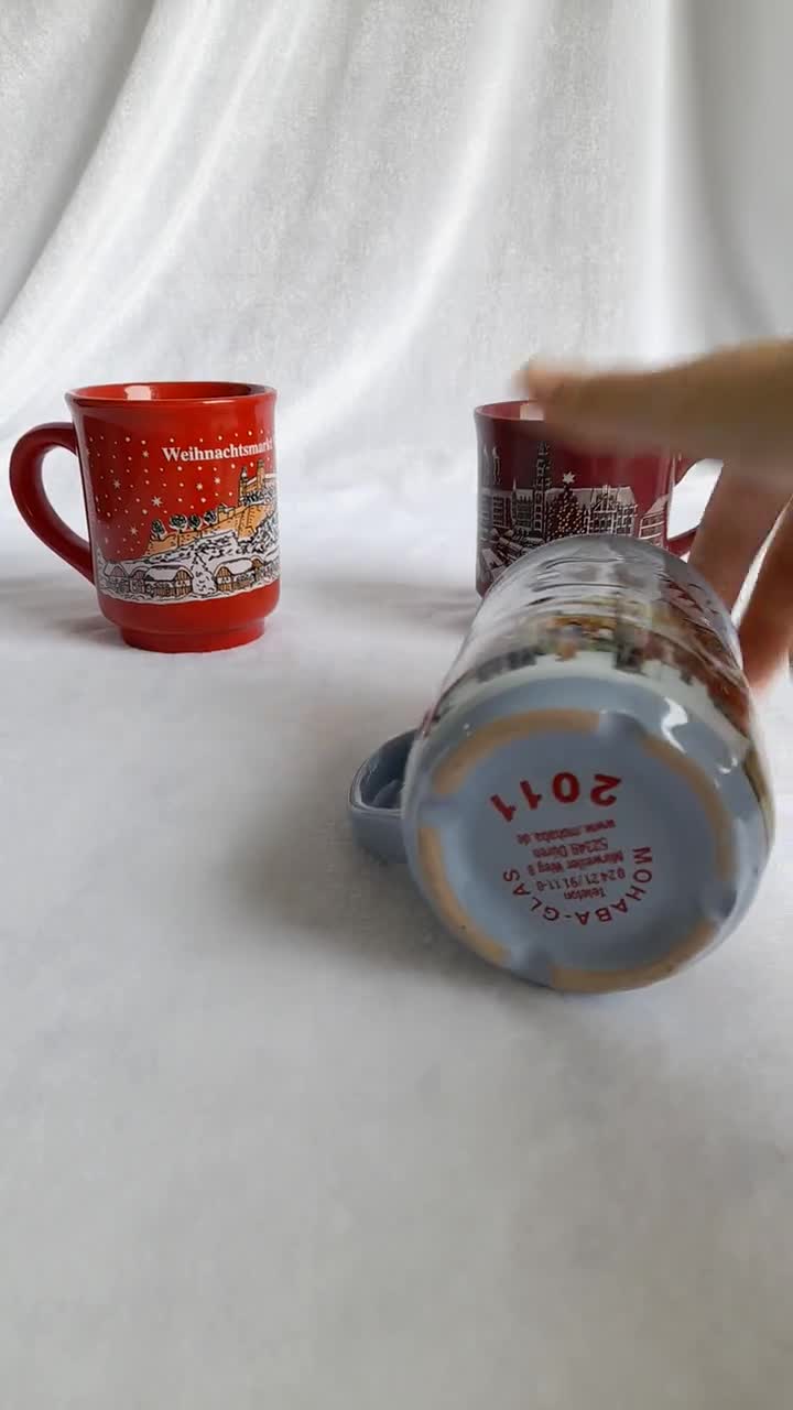 ヴィンテージ ドイツ クリスマスマーケット ホットワイン マグカップ