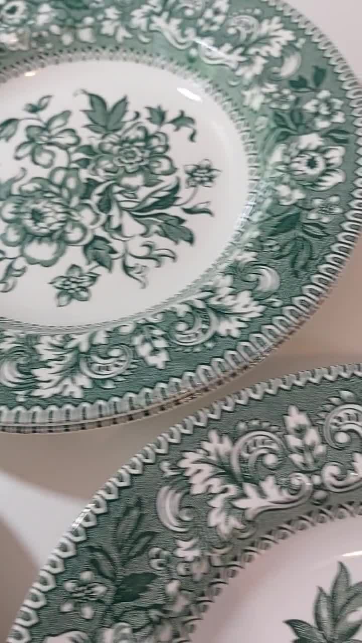 Wood & Sons Westminster 深皿 3枚セット アンティーク Vintage Wood & Sons | Westminster | Large Deep Plate | Green