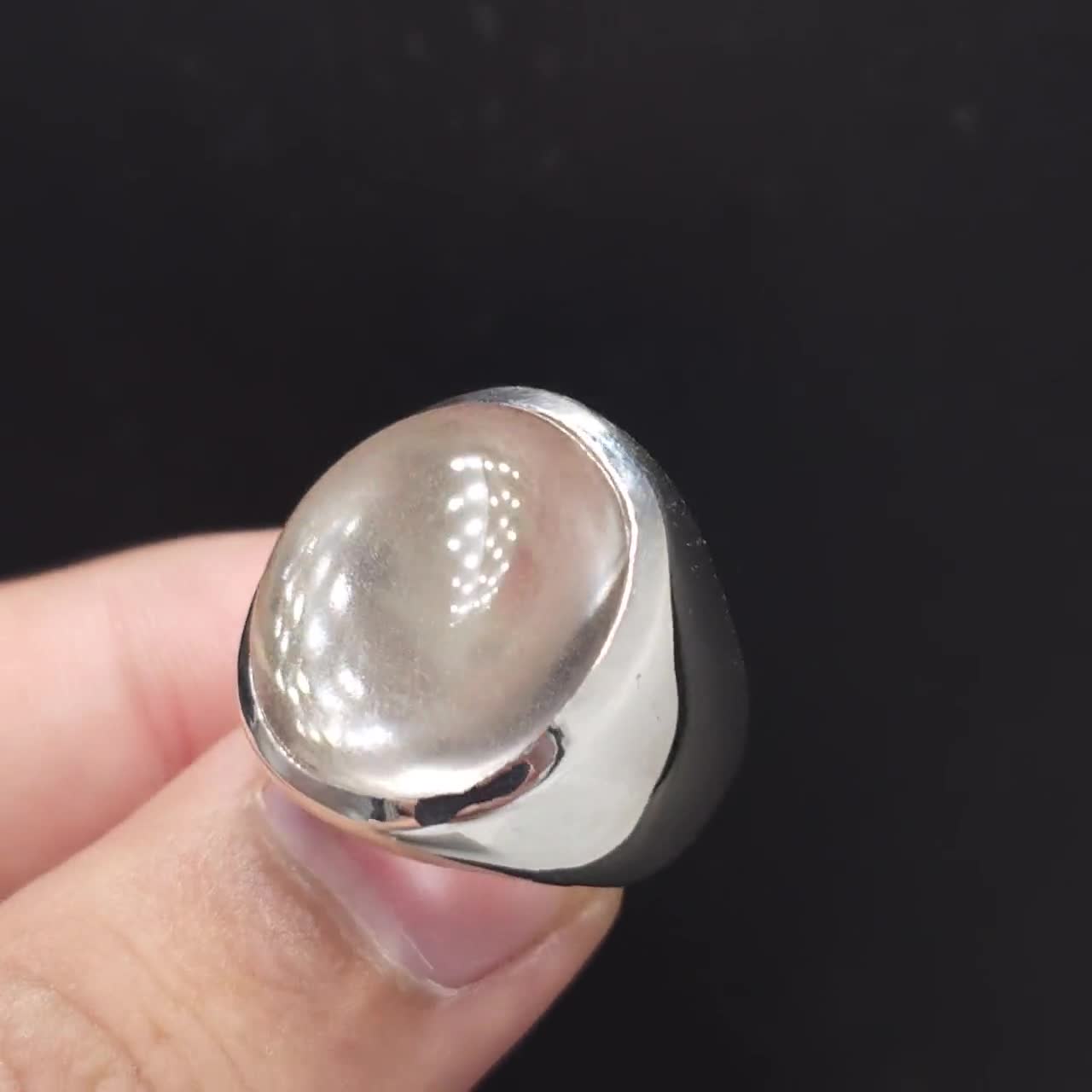 Dur e Najaf スターリングシルバー メンズリング、ハンドメイド 925