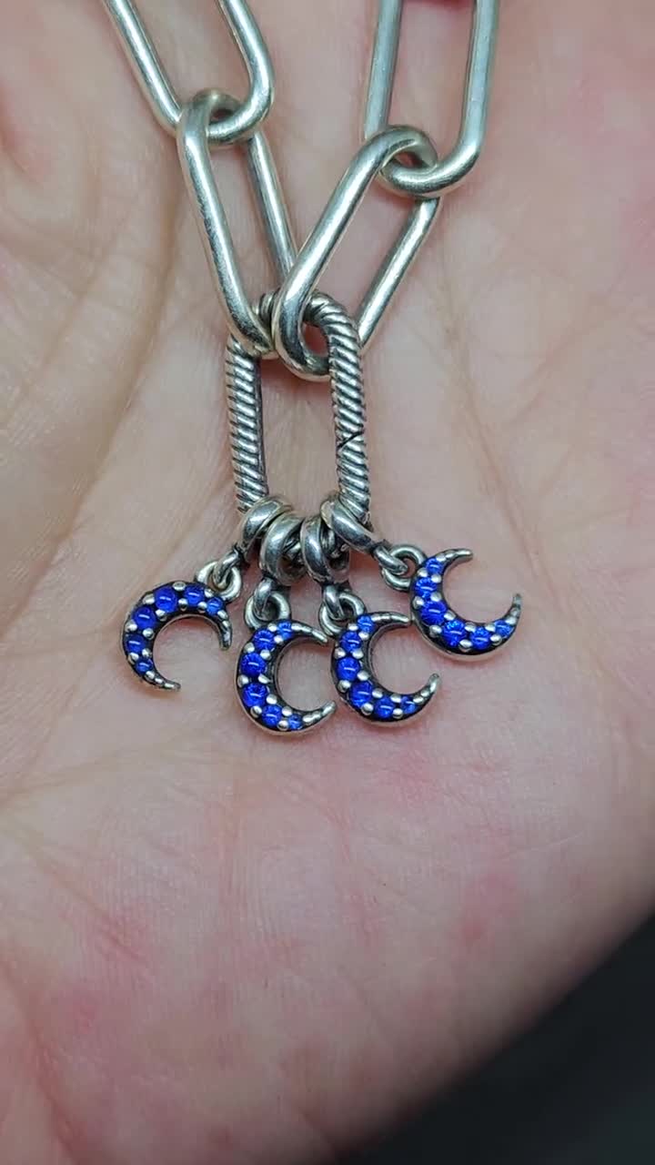 Me 763977C01 - Ciondolo a Forma Di Sole E Luna in Argento Sterling Con