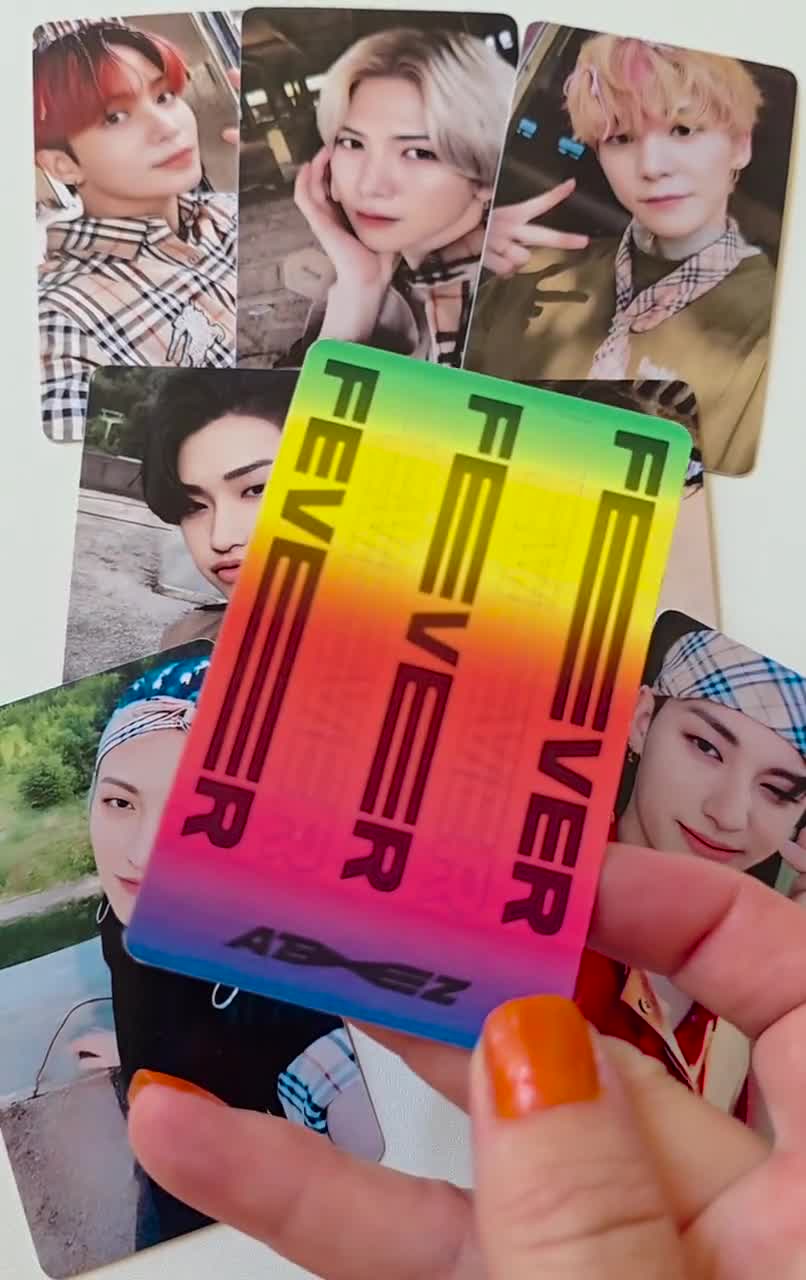 ATEEZ Fever Tokopedia POB Photocards - Etsy
