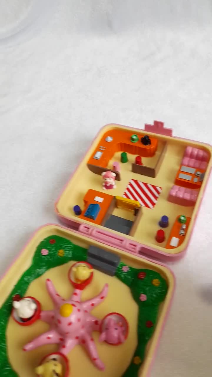 Hinstar Pocket Paradise Octopus Compact Set 1992 Miniature Animal