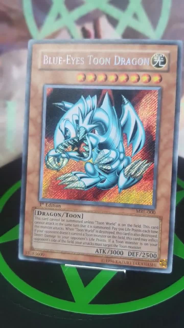yugioh card blue eyes toon dragon 2002 Yu-Gi-Oh! Magic Ruler 1st Edition Blue-Eyes #MRL-000 PSA 9 MINT on Fanatics Collect 995 worldwide and is individually numbered yugioh blue eyes toon dragon