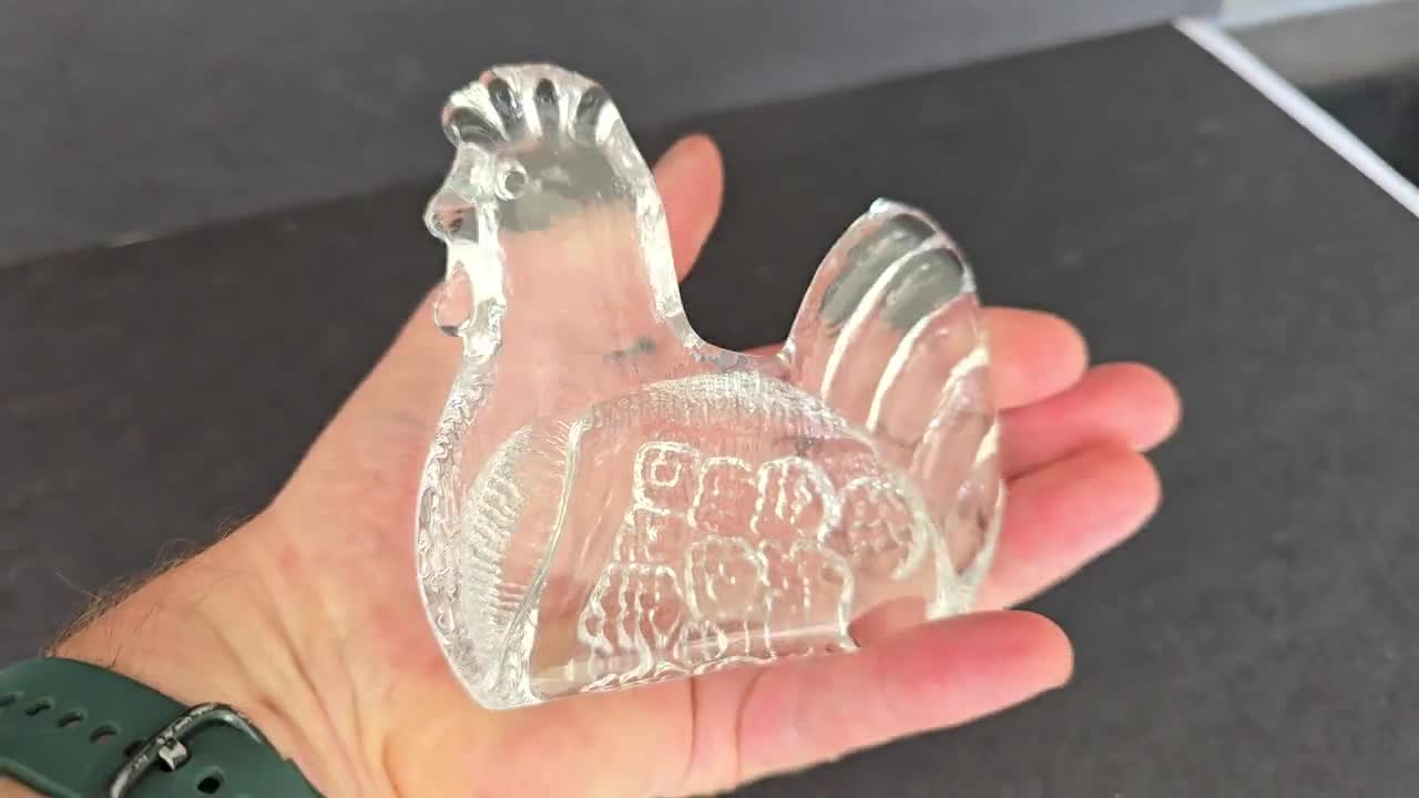 Kosta Boda Hen/chicken, Designed by Bertil Vallien in the 70s - Etsy