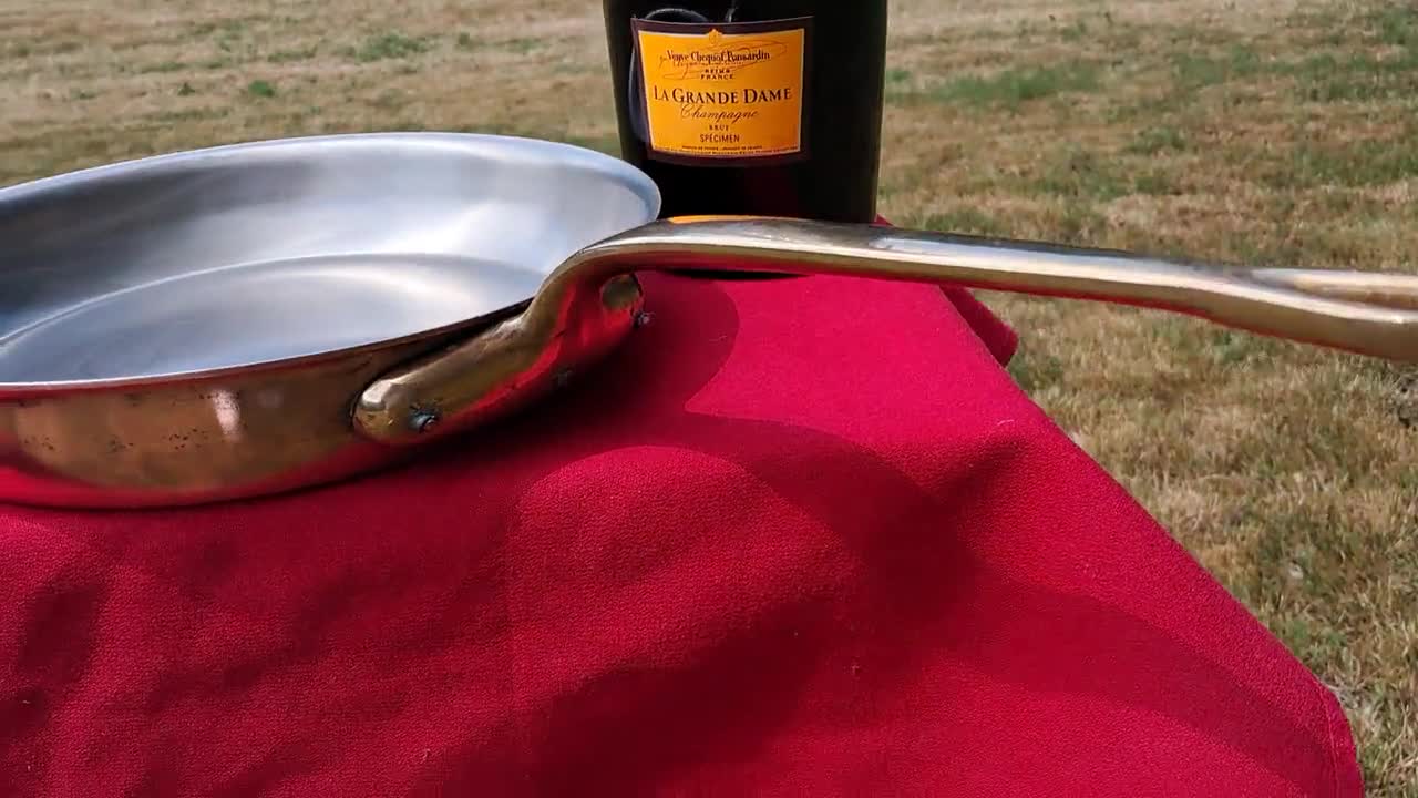 Batterie de cuisine en cuivre estampée Licorne robuste fabriquée en