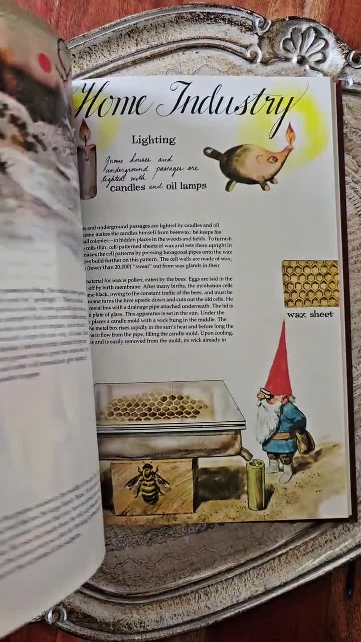 Vintage 1977 Gnomes Book by Wil Huygen, Rien Poortvliet - Etsy