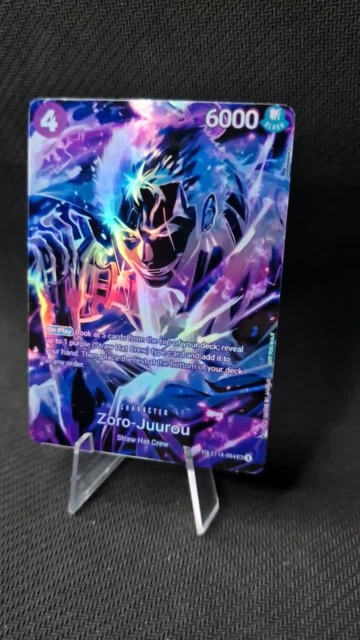 YoriNori One Piece Proxy Card Holo - Zorojuro ST18-004 Special Art OP12 - Etsy