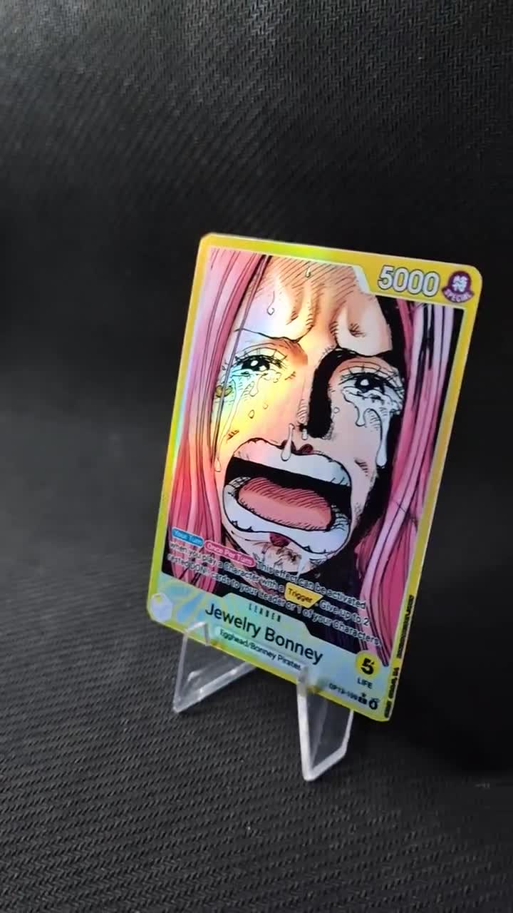 One Piece Proxy Card Leader Holo - Jewelry Bonney OP13-100 Alt Art