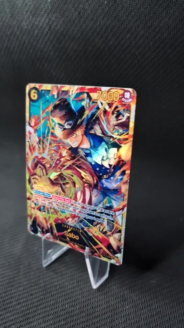 One Piece Proxy Card Holo - Sabo OP13-120 Character SEC - Etsy