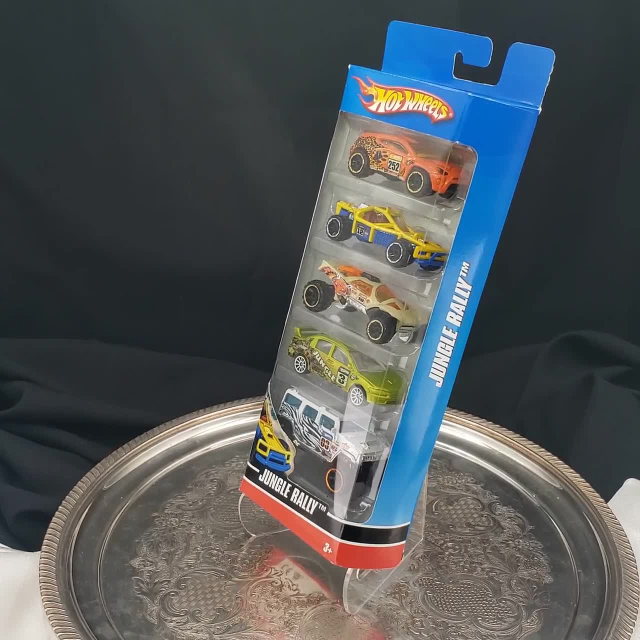 Hot Wheels Jungle Rally 5 Pack W4250 NEW 2010 Sealed in Box