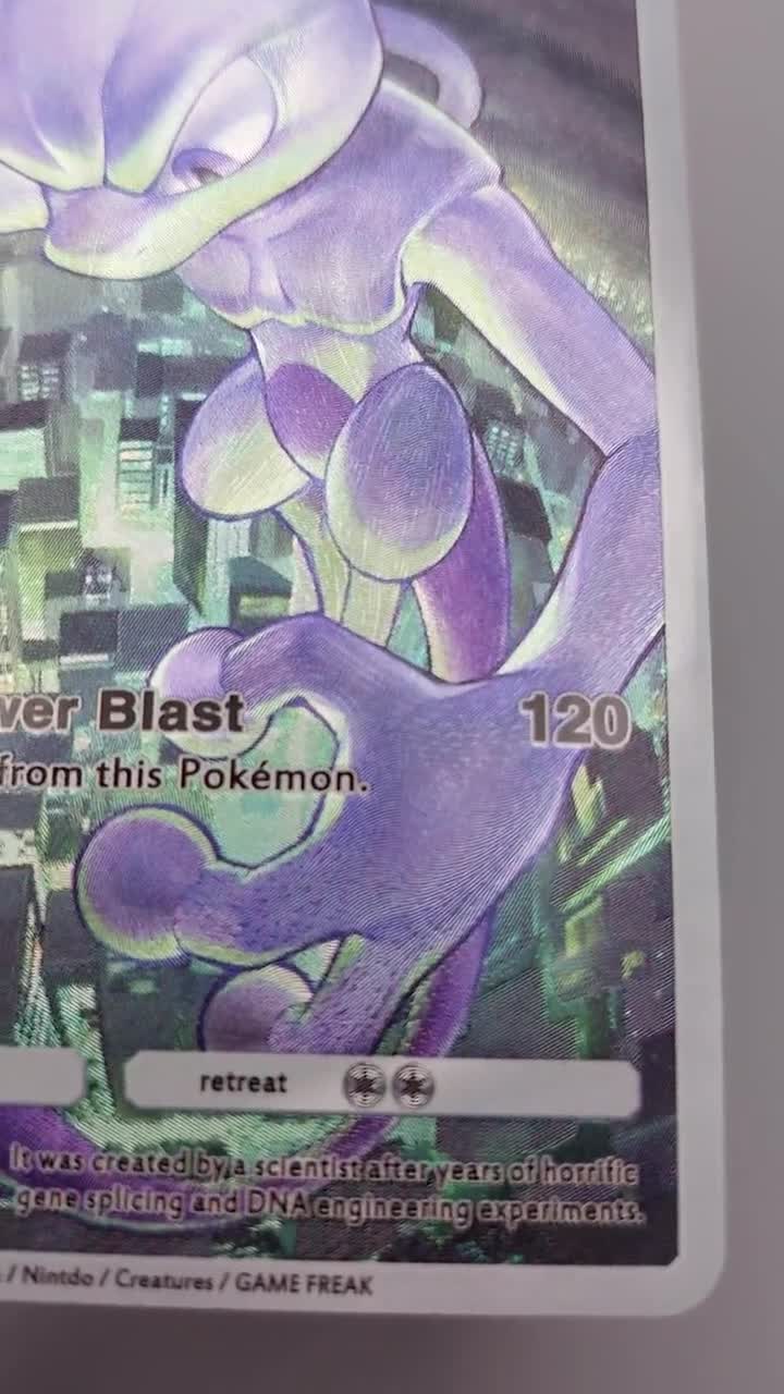 mewtwo promo card pokemon tcg pocket Mewtwo Pokemon TCG Pocket Promo Custom Textured Full Alt Art Illustration Card - TCGP App Inspired Proxy