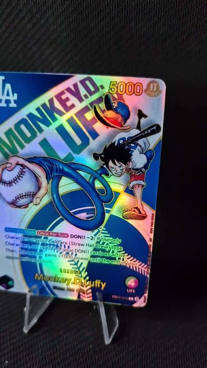 Dodgers × ワンピース 非売品 カード DODGERS X ONE PIECE COLLAB PROMO CARD MONKEY D. LUFFY 07/03