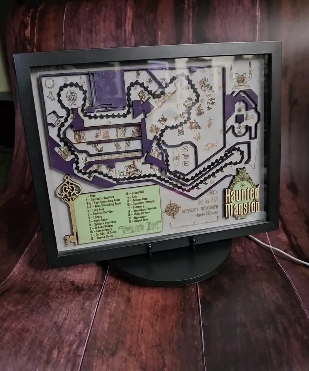 ホーンテッドマンションの乗り物マップ - ウォルト・ディズニー