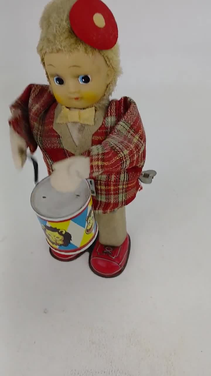 ANCIEN JOUET EN Tôle Mécanique Circus Boy Joustra Made In France EUR 80