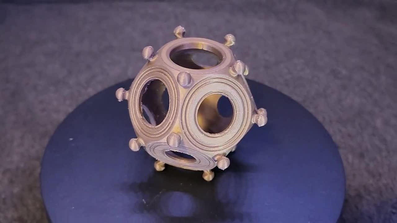 3Dプリントされたローマ十二面体 - Etsy 日本