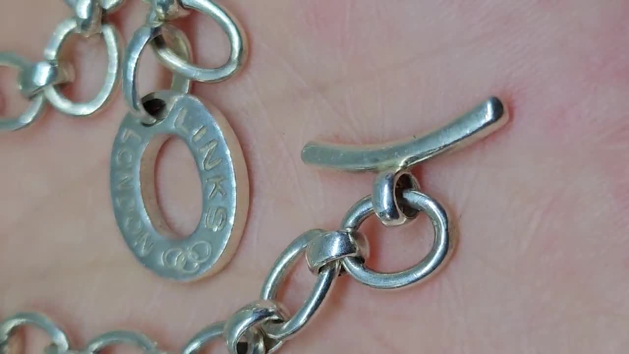 リンクス オブ ロンドン クラシック Tバーブレスレット パフハート