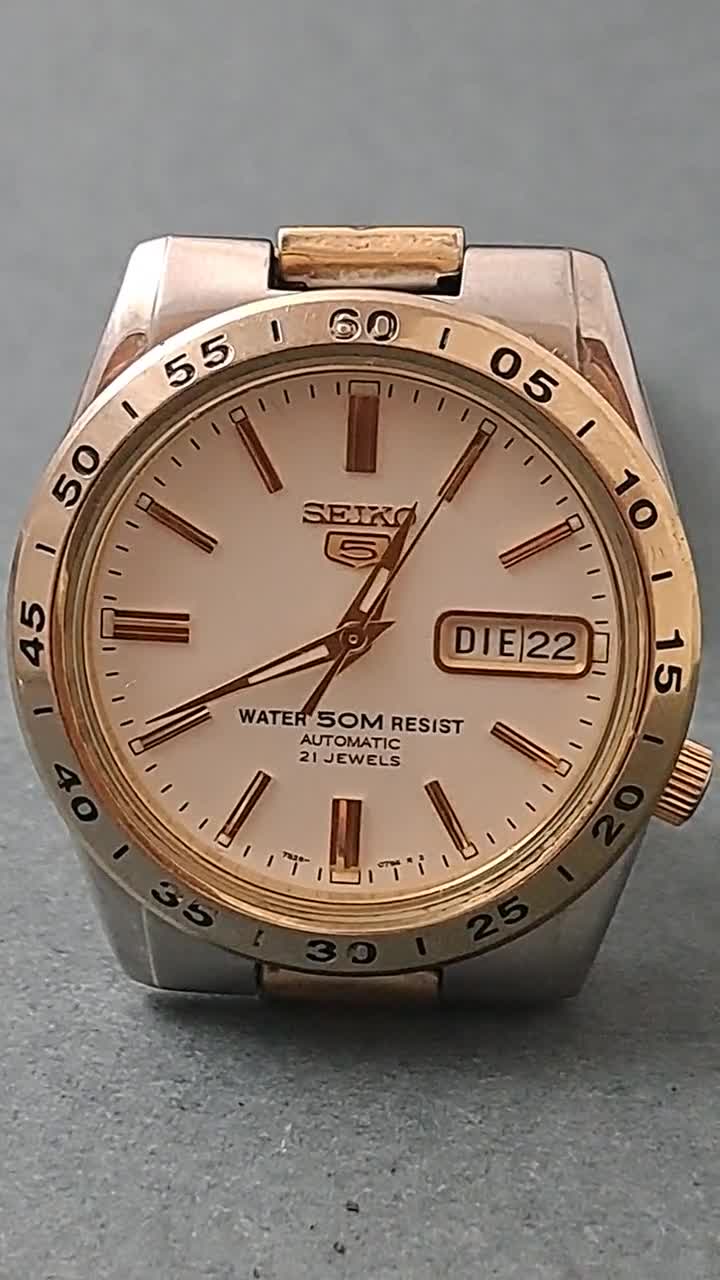 Seiko 5 7S26-02T 0 A4 KY Automatic Watch, Bracelet, 21 Jewels