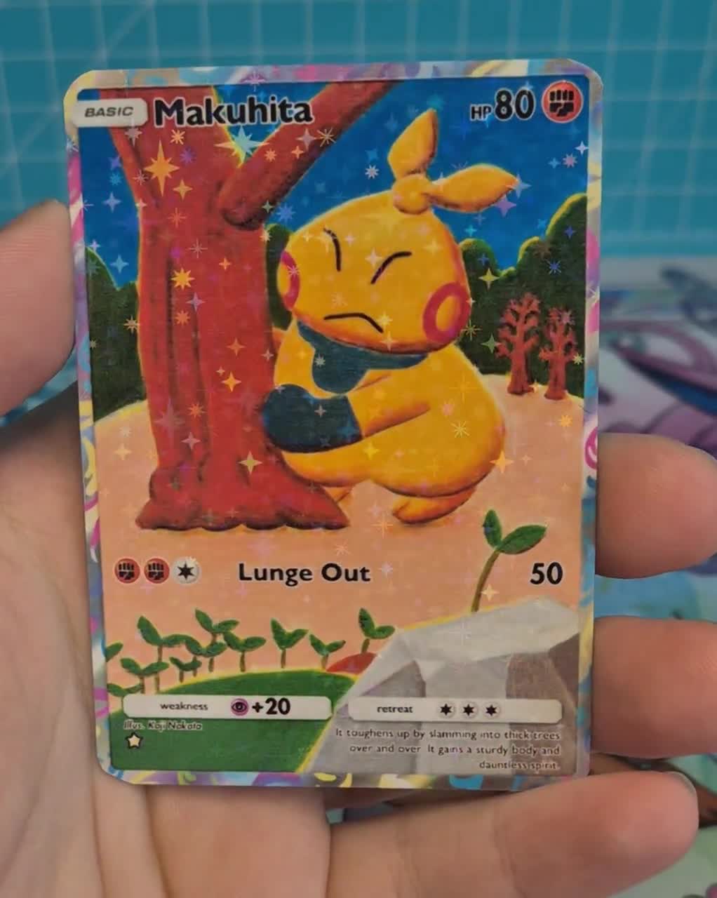 Makuhita B1 / Mega Rising / Pokemon tcg quality custom card