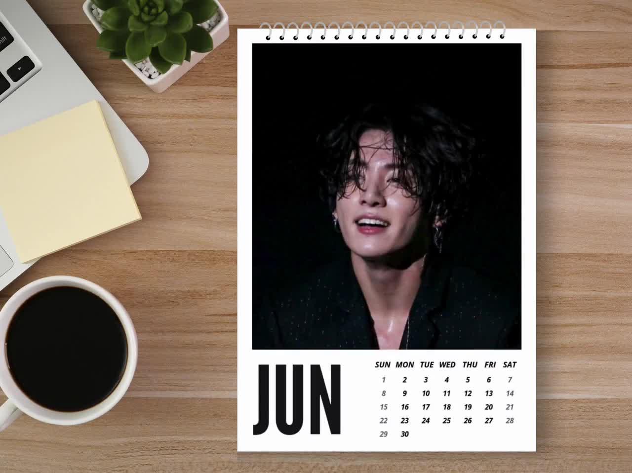 Jungkook Calendar 2025 | A3, A4, A5 | PDF | BTS Digital
